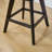  Leisure Style Swivel Velvet Bar Stools with Tufted, Wood Legs and Chrome Trim-1767057011