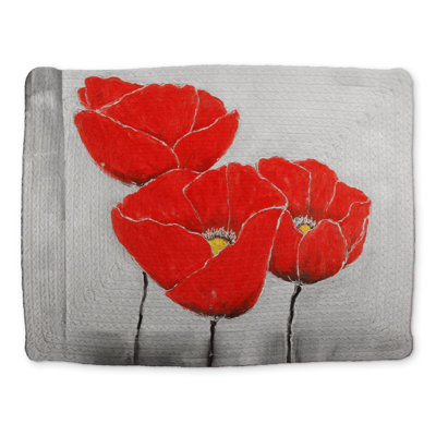 Gray Industrial Braided Placemat | Three Poppies Home Decor