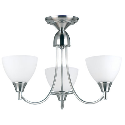 Barium 3 - Light Shaded Chandelier