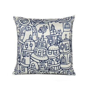 Oussum Square Decorative Throw Pillow Covers For Sofa Decor (1 Pc)