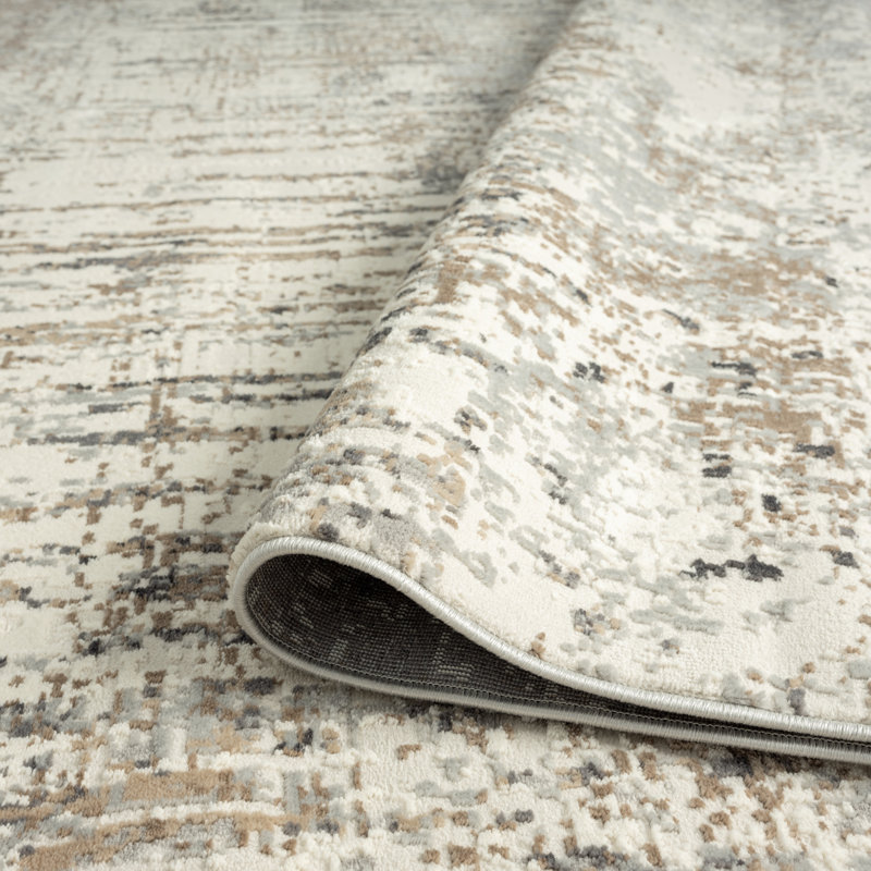 Broshous Area Rug in Gray, Rectangle 8'6" x 11'6"