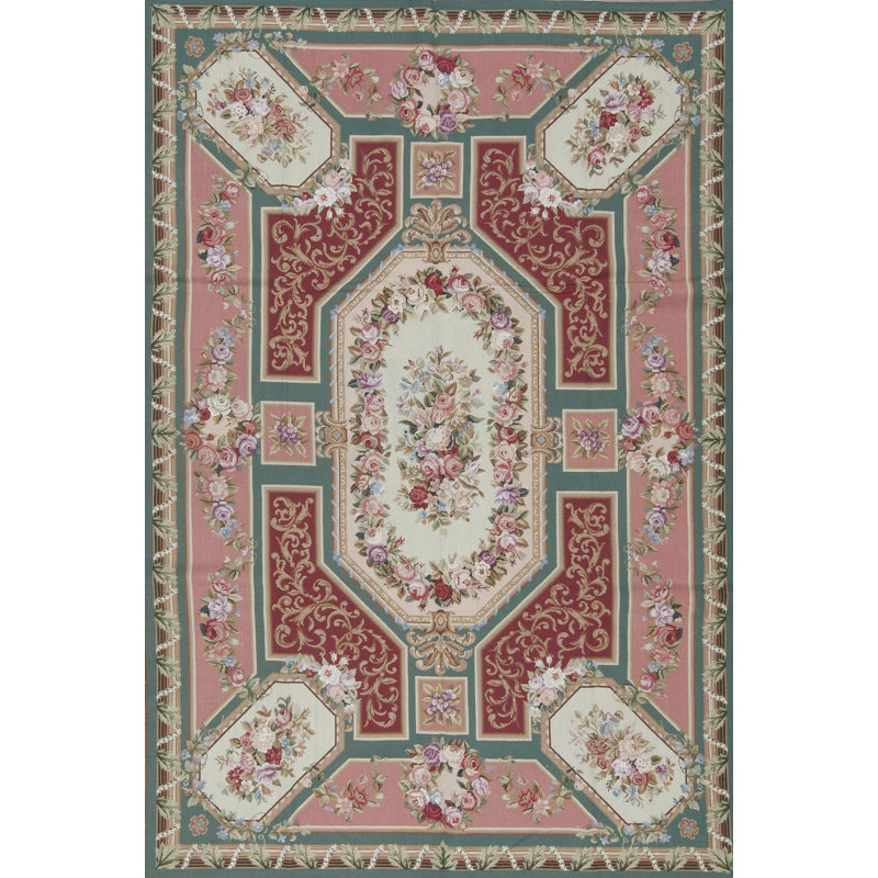 Hand Knotted Wool Area Rug