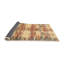 Tapis contemporain orange / jaune-577457201