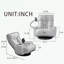 Chaise longue rotative avec tête réglable-1071618275