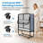 38" Portable Folding Rollaway Bed With 5 Inch Mattress & Lockable Wheels-650137270