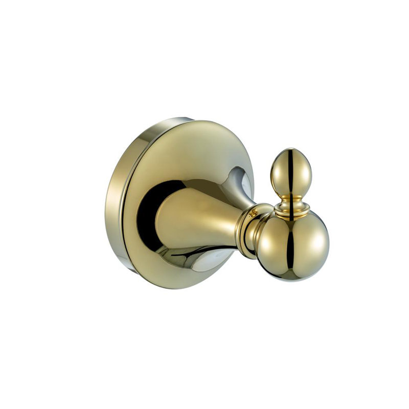 Viena Single Hook - Wall Mount - 3", Polished Chrome