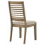 Chaise d'appoint en bois (ensemble de 2)