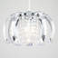 18cm H Plastic Novelty Pendant Shade ( Clip On ) in Clear