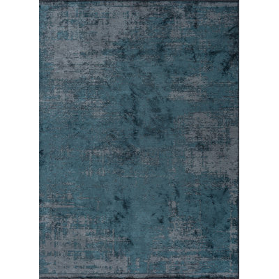 Rapture Blue/Gray Abstract Luxury Area Rug