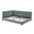 Full Size Upholstered Tufted Bed Frame, Sofa Bed Frame With Comfortable Backrest And Armrests,Full Size Bed For Bedroom, Living Room,Velvet-523067555