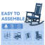 Chaise berçante en PEHD Adirondack-886484770