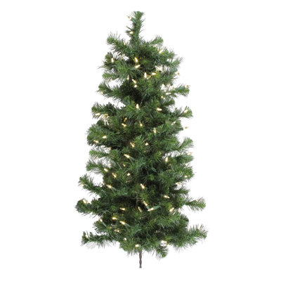 Alanny 3' Lighted Fir Christmas Tree