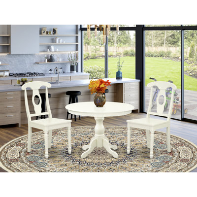 Mathilde Rubberwood Solid Wood Dining Set