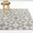 Guildford Grey/Cream Southwest Modern Area Rug-241316059