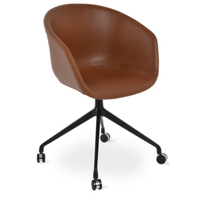 Tribeca Spider Swivel Task Chair in Wool