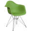 Chaise en plastique Herculaneum avec base chromée-24628022