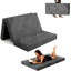 Matelas en mousse à mémoire de forme pliable de 6 po, matelas escamotable avec support supplémentaire, matelas pliant portatif avec housse amovible lavable pour les invités, futon et lit escamotable-546899198