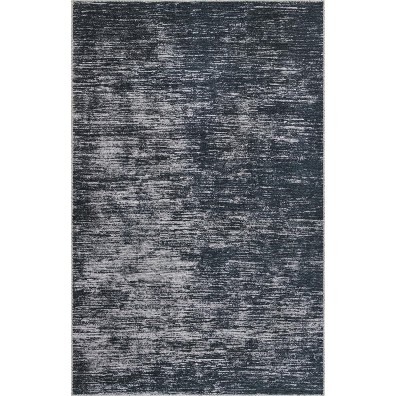 Ikhasa Chenille Abstract Indoor Rug, Rectangle 5' x 8'