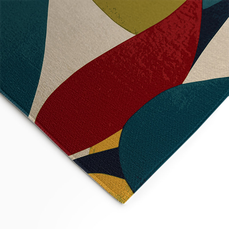 Lively Slide Indoor And Outdoor Area Rug, Rectangle 5' x 7'