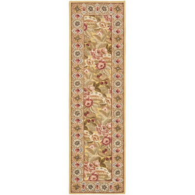 Tapis floral en laine crocheté à la main Kinchen