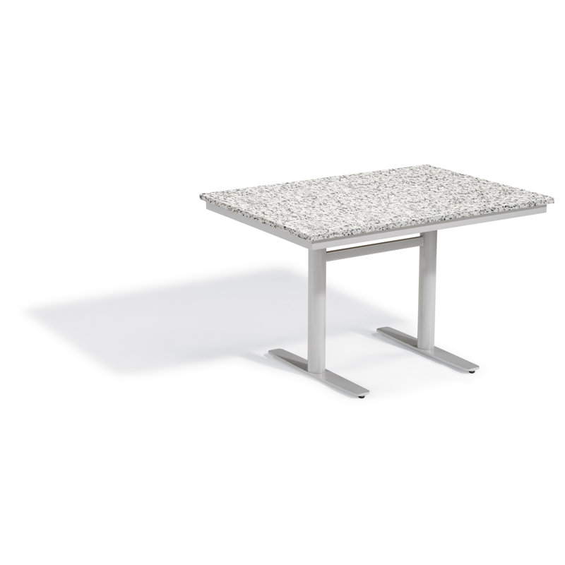 Table bistro rectangulaire Travira, Frêne Litecore