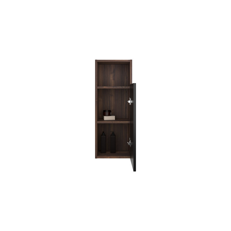 Armoire latérale de salle de bain flottante, armoire de rangement murale pour petits espaces