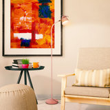 Zoey 65 in. Industrial Dimming and Temperature Adjustable LED Floor Lamp with Cone Shade