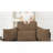Coffee Round Sofa with Swivel Side Table