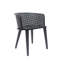 De 2 chaises de salle à manger d'extérieur en fer noir - esthétique et polyvalente pour le patio, la cour, l'assemblage inclus la chaise deux en fer, rouille, idéal requis-786899094