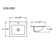 Vitreous China Rectangular Drop in Bathroom Sink with Overflow