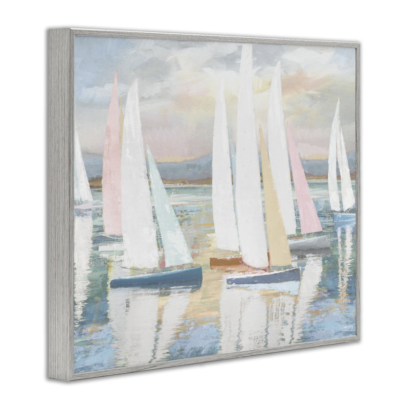 «Pastel Voyage», giclée encadrée par Amber Sterling, Estampe numérique Farmhouse, H 24 po x l 30 po