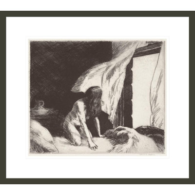 Evening Wind by Edward Hopper -Framed Giclee Print