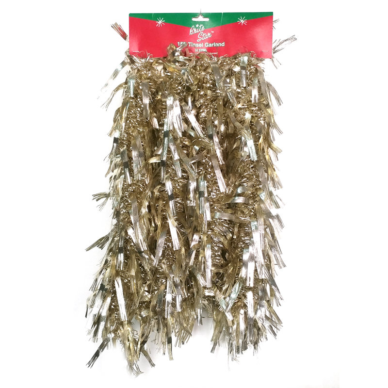 120'' Tinsel, Yellow
