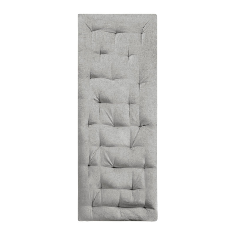 Coussin de sol en chenille, Gris