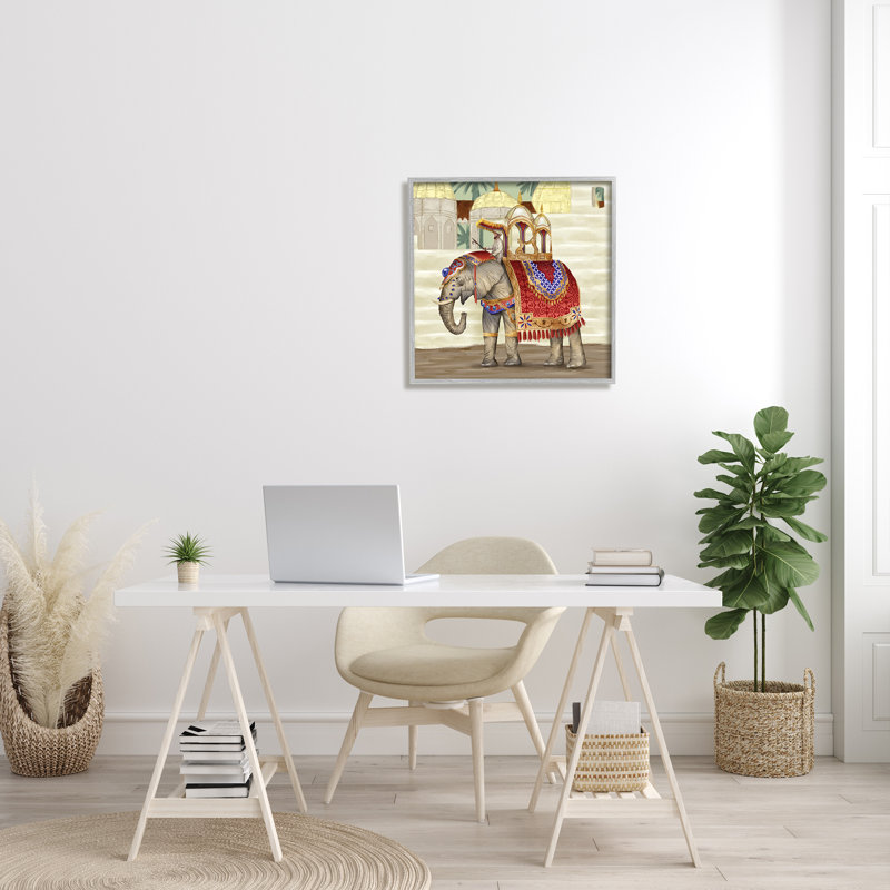 «Elephant Parade Eastern», impression sur toile, Estampe numérique Farmhouse, H 24 po x l 24 po x P 1,5 po