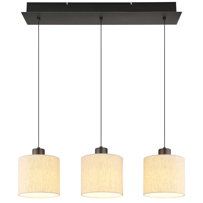 Takota 1 - Light Matte Black LED Geometric Pendant