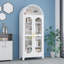 Grande armoire de rangement arquée en métal-72110832