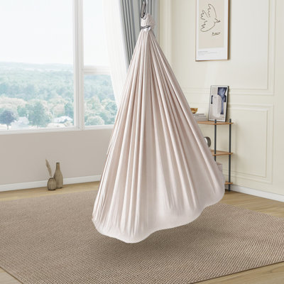 Sensory Swing for Kids & Adults, Indoor Calming Swing with Soft Fabric & Heavy Duty Hardware