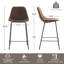 Hauteur de comptoir moderne Kavi avec coussin rembourré et pieds en métal-2070141338-2070141332