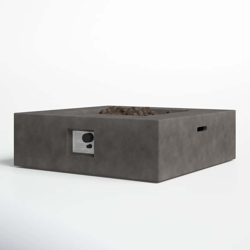 Concrete Outdoor Fire Pit Table