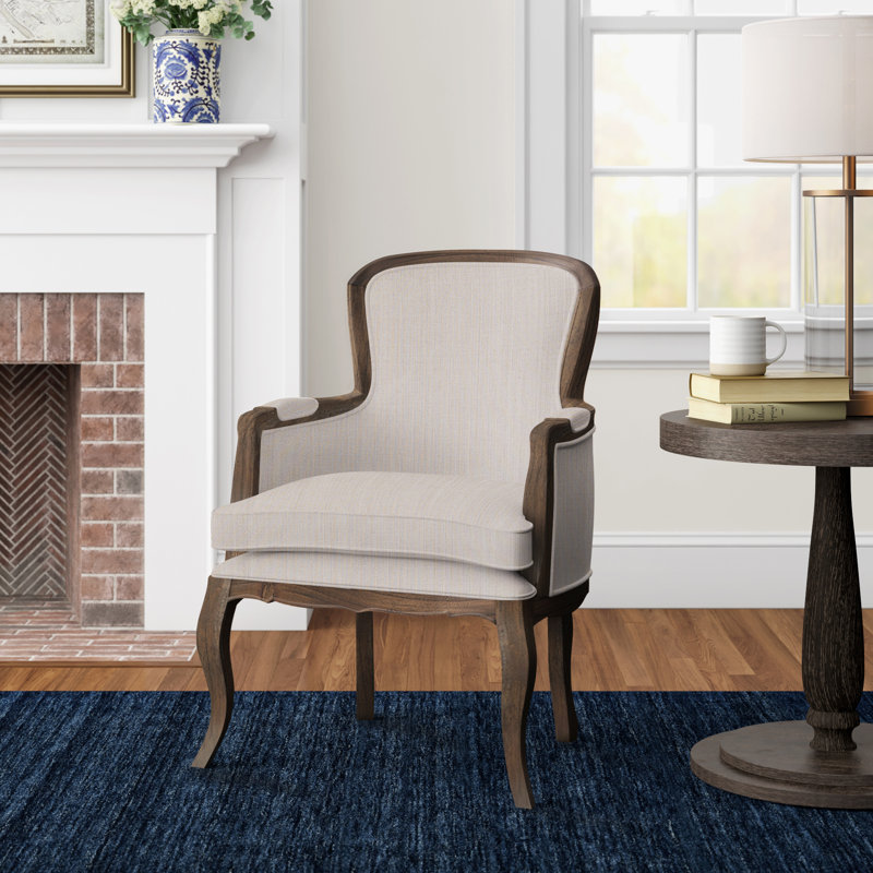 Lira Upholstered Armchair, Ash Brown