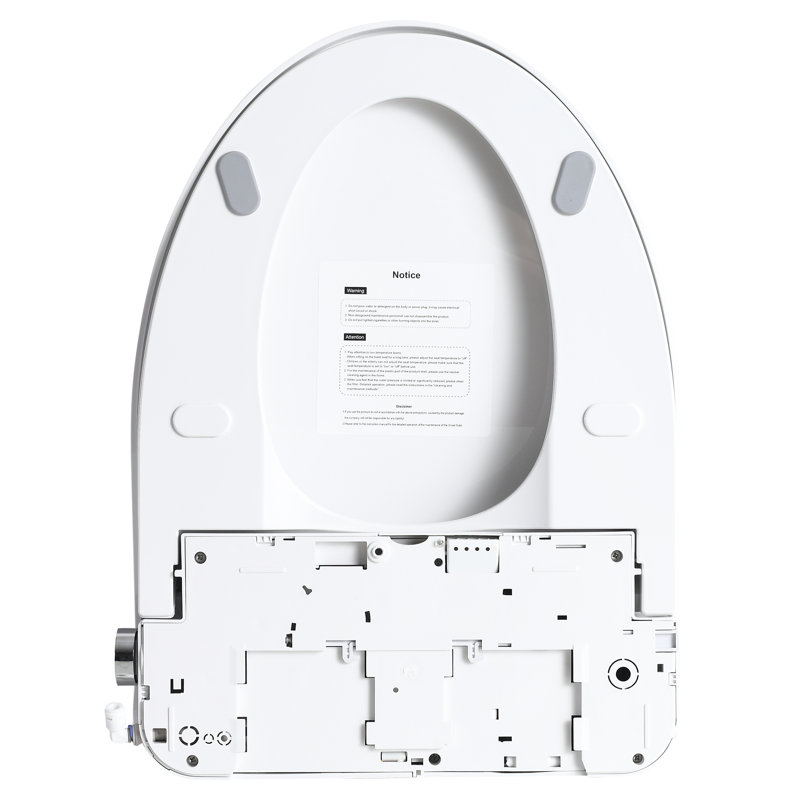 Heated Bidet Seat With Multi - Cleaning Options, Radar Sensor Auto Open/Close, Bathroom Installation Upgrade Adjustable Portable Intelligent Temperature Management, Self Nozzle, Use