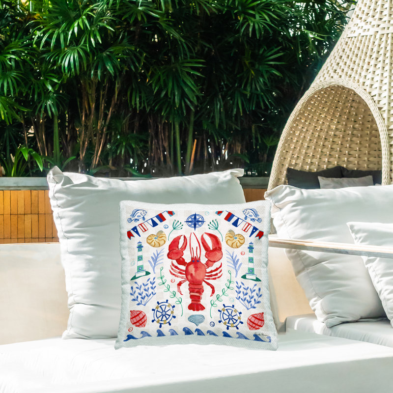 Coussin décoratif abstrait intérieur / extérieur