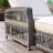 Outdoor Long Reclining Chaise, Wicker Lounge With Armrests-433273645