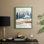 «Christmas Holiday Art CCLxxxiv», reproduction d'art encadrée - bois massif