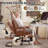 Criss Cross Chair With Armrests & Wheels For Cross-Legged Sitting-530997857