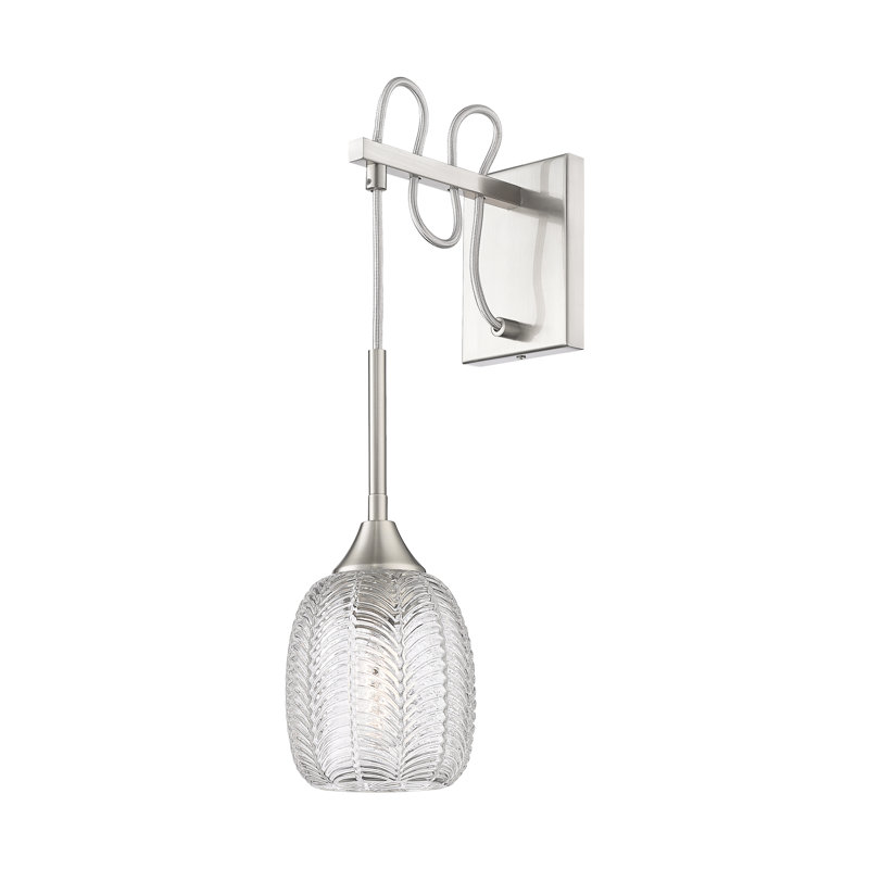 Azam - 1 Light 5.5" Sconce, Satin Nickel