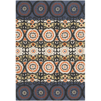 Tapis en coton tissé à la main Allison Cedar Brook