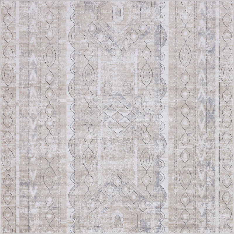 Camberley Striped Indoor Rug, Square 4'1"