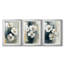 Série FLORAL dxviii - impression encadrée sur mesure de qualité supérieure - 3 pièces-997220210
